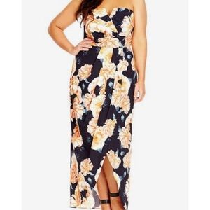 City chic floral dress